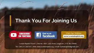 Covenant of Redemption l  Mr. Kunda Kalifungwa l 23rd June 2022