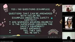 Video Project: Group #2 Topic: Present Continuous: Yes/No and Wh- Questions