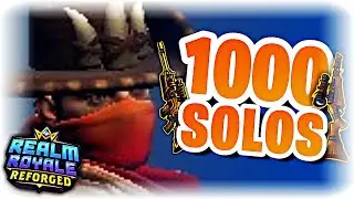My 1000th SOLO GAME - DOUBLE SNIPER CHALLENGE in Realm Royale Reforged!