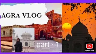 AGRA VLOG | Part -1 | first vlog| @Graceful-r3f | Dehradun to Agra Train Journey 🚆
