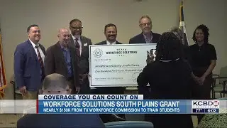 Workforce Solutions South Plains receives nearly $150,000 to train students for high-demand caree...