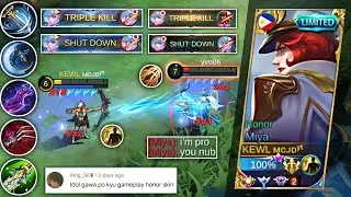 MIYA BEST BUILD & EMBLEM 2022 | MIYA HONOR (LIMITED SKIN) GAMEPLAY #2 | MCJD MIYA