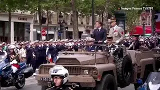 France's Macron booed during Bastille Day parade