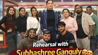 Dream comes true guys ❤️✨ rehersal with Subhashree Ganguly 😍😍 mam ,