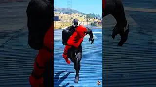 🕸️ SPIDER-MAN Kidnapped by VENOM! 🤯 | SHOCKING GTA 5 #shorts #gta5 #venom