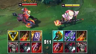 DARIUS vs JAX SEASON 11 FULL BUILD FIGHTS & Best Pentakills!