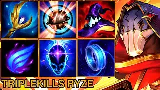 Ryze Skillful Or Just Lucky? Sneaky Triplekills - China Wild Rift Highlights By Tiarty
