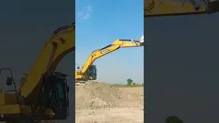 kobelco v/s sany excavator fight #shorts #viral #trending