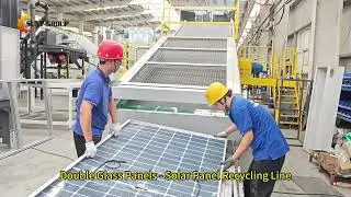 How Double-Glass Solar Panels Get Recycled &mdash; Factory Demo