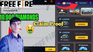 2048 Cube Winner Free Fire 10000 Diamonds💎 Claim Proof | 2048 Cube Winner Diamond Received Proof