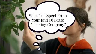 What To Expect From Your End Of Lease Cleaning Company? | Bond Cleaning In Canberra