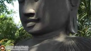 Big Garden Stone Buddha Sculpture, Large Buddha Statue