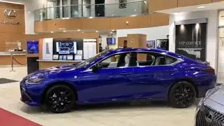Новый LEXUS ES 350 BLACKLINE EDITION 2021 года седан переднего привода Ultrasonic Blue Mica | Lexus of Edmonton