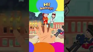 Finger Family Professions (Jobs) | Hi Honey Kids