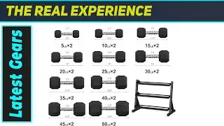 PeakPursuit Premium Hex Dumbbells: The Ultimate Home Gym Upgrade!