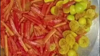 The recipe of yummy tasty homemade mix achar|mirch ka achar| gajar ka achar|lemon ka achar