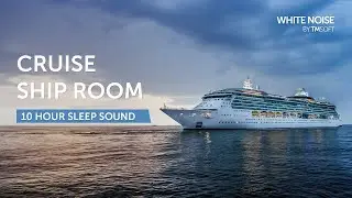 Cruise Ship Room Sound - 10 Hours - Black Screen