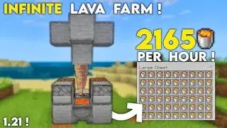 Minecraft 1.21 Infinite Lava Farm Tutorial!