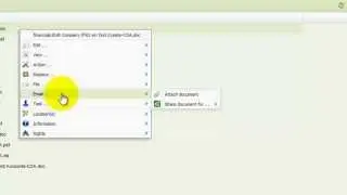 Working with the context menu