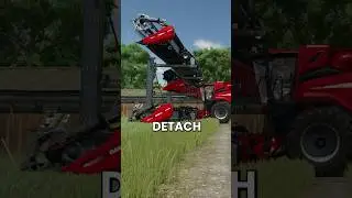This header storage system is actually GENIUS! #farmingsimulator25 #fs25