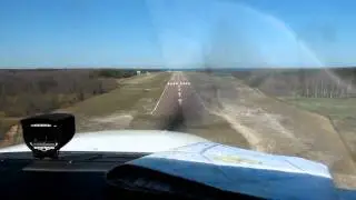 Landing at K&auml;rdla airport (EEKA) 07. may 2011