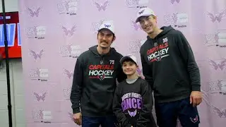 Darcy Kuemper and Charlie Lindgren share heartwarming moment with a Capitals fan | Caps Red Line