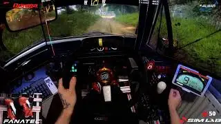 dirt rally 2.0 / ralling episode 1/ wheel +gopro cam