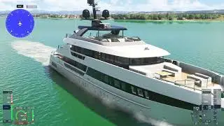 Cruise On The Tonava River, Korbovo, SuperYacht 52 Steel, MSFS24, Sailor Peku.