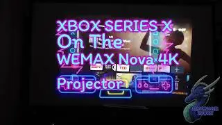 Wemax Nova Laser Projector Test with XBOX Series X at 4K