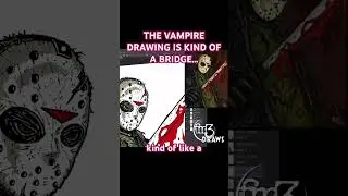 Between the different coloring techniques #drawingtutorial #Jasonvorhees #drawing #fridaythe13th