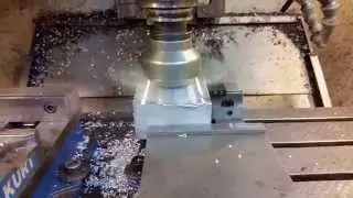 High Speed Machining with a Big Suburban Tool Fly Cutter