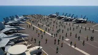 Ekskluzywne spojrzenie na USS Gerald R. Ford i jego 5000 załogi