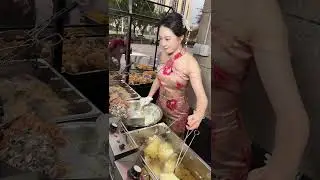 Elegant Chinese Floating Rice Cake in Action | POV Street Food in China