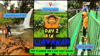 1 Day Itinerary to cover femous spots in Wayanad | Lakkadi View | Glass Bridge | Soochipara |Pookode