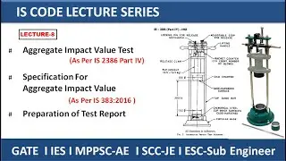 Aggregate Impact Value Test as per IS 2386 | What is the standard value for aggregate impact value?