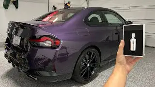 DIY Ceramic Coating On My Purple BMW | Armor Shield IX | 2022 M240i In Thundernight Metallic