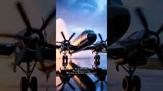-The black aeroplane.