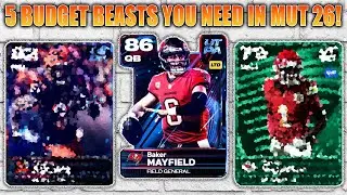 BUY THESE! THE BEST BUDGET BEASTS EVERY MUT TEAM SHOULD HAVE! MADDEN 26!