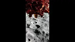 Spaceship captures mesmerising footage flying over the moon
