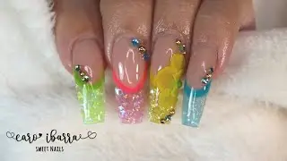 TÉCNICA DE REVERSA con COLORES Y Decoración ENCAPSULADA