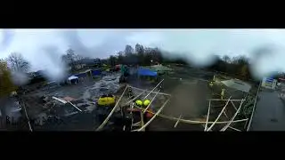Time laps from construction of the V&oslash;yenga skatepark and pump track