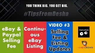 eBay & Paypal Selling Fees, Adyen & Paypal - Sinhala Version - #TipsFromDesha - Video 03