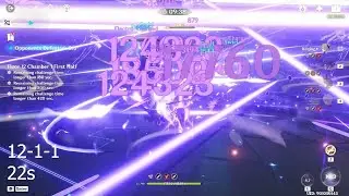 Keqing & Sara 2.5 Abyss First Half Speedrun