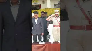Collector and DM G Ravi IAS & SP Sindhu Sharma IPS Pays tribute to Police Martyrs #shorts