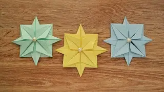 Excellent 8-Pointed PAPER STAR | Easy Origami Decoration | Tutorial DIY by ColorMania