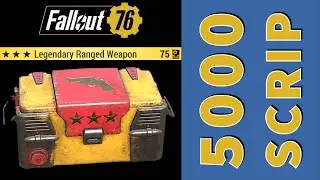 Legendary Purveyor 5,000 SCRIP Spend On WEAPONS - Fallout 76 Steel Dawn