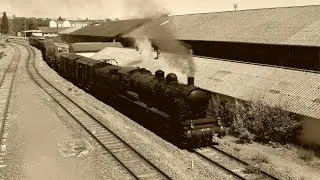 La 140 C 38 et la 040 DE 895 effectuent des essais sur la ligne des Charentes