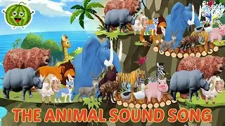 The Animal Sounds Song AJ4WS | These are the Sounds that the Animals make | Edufam Nursery Rhymes ~