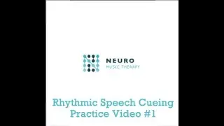 International Aphasia Choir Practice Video: Rhythmic Speech Cueing, PART 1
