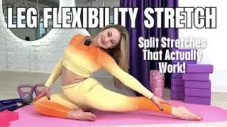 2 Minute Split Transformation  Leg Flexibility Stretch That Actually Works!